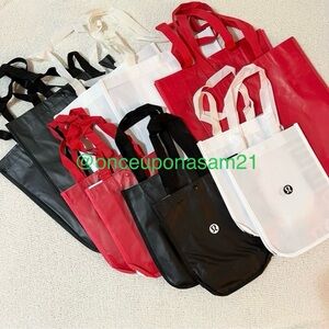 🔥 12 NEW LULULEMON TOTE BAGS BUNDLE SHOPPER BAGS LULULEMON BAGS LOT
